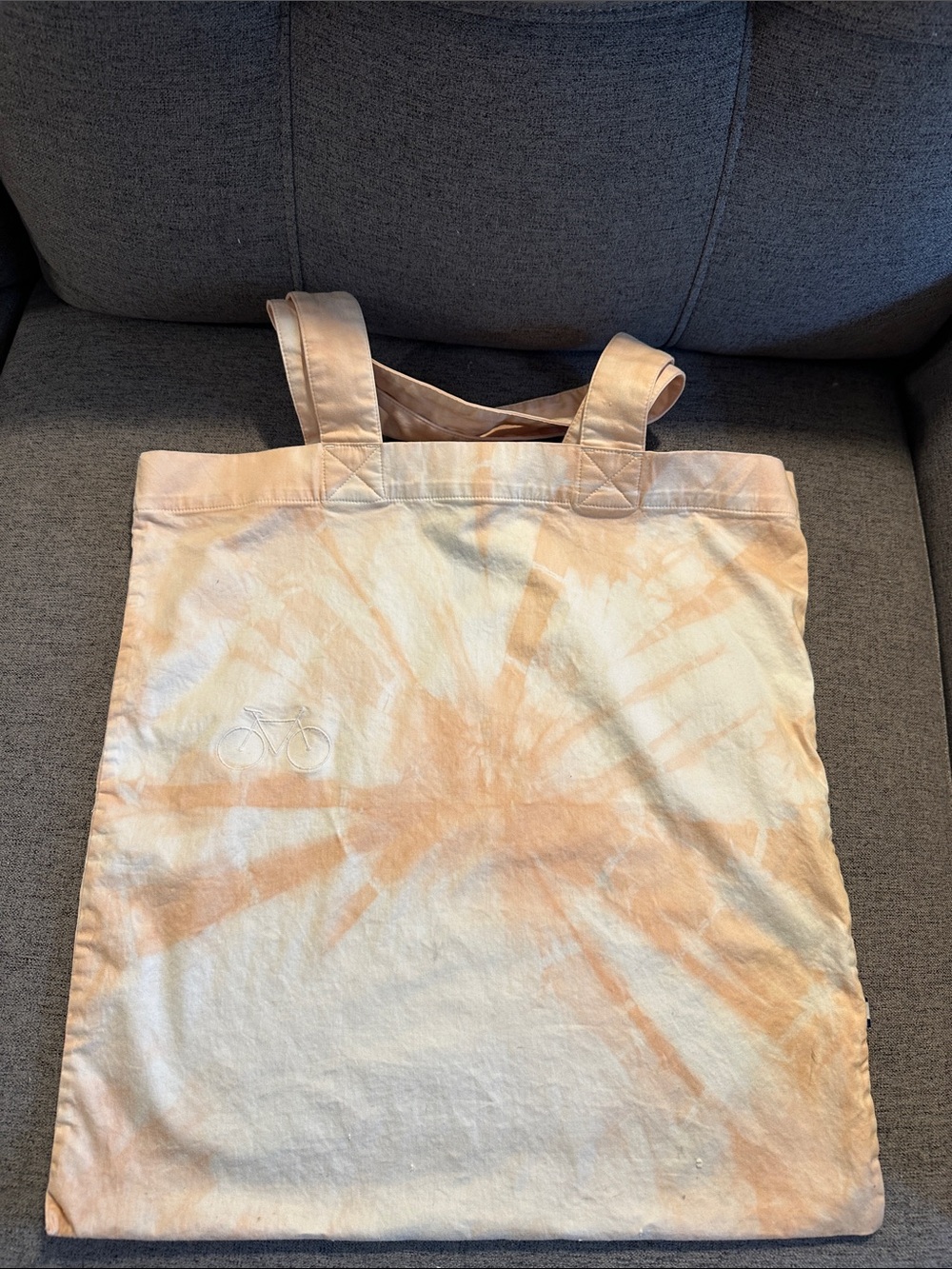 Kit and Ace Beige Tie-Dye Canvas Tote